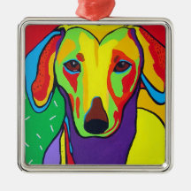 Ornamento do cachorrinho de Daschund