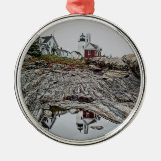 Metal Ornamento do farol do ponto de Pemaquid