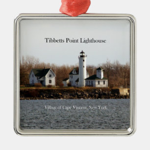 Metal Ornamento do farol do ponto de Tibbetts