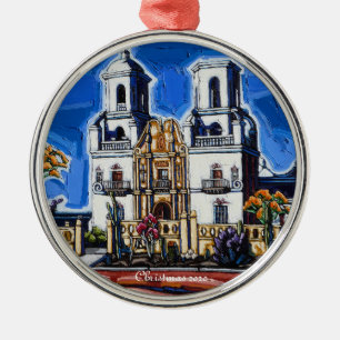 Metal Ornamento do Natal de San Xavier 2020