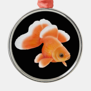 Metal Ornamento do peixe dourado do Fantail de Tosakin