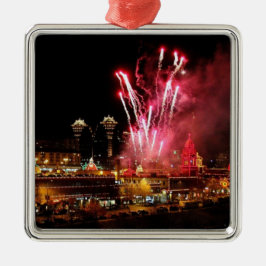 Metal Ornamento dos fogos-de-artifício das luzes de