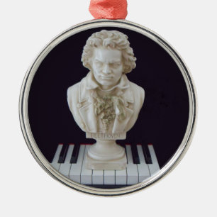 Metal Ornamento Feriado de Beethoven