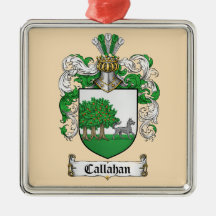 Ornamento Metálico do Brasão de Armas Callahan