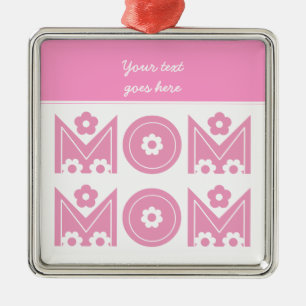 Metal Ornamento personalizado do Dia de as mães da mãe