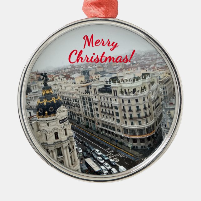 Metal Ornamento Quadrado Premium de Madrid (Frente)