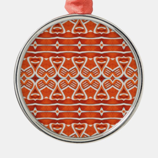 METAL ORNAMENTO REDONDO PREMIUM DE GINGERBREAD (Frente)