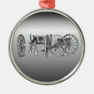 Metal Ornamento Revolucionário do Canhão de Guerra