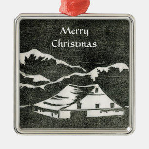 Metal Ornamento Wonderland de inverno