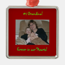 Metal Personalizar este ornamento de fotografia