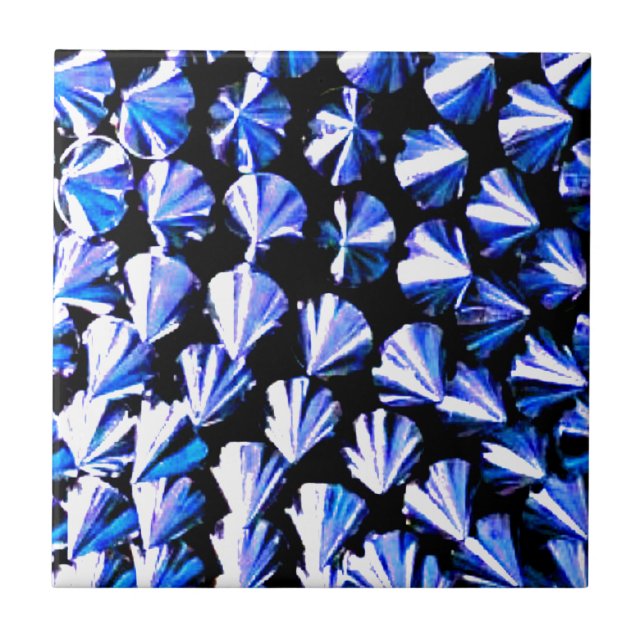 Metal Prateado Azul com Espinhos (Frente)