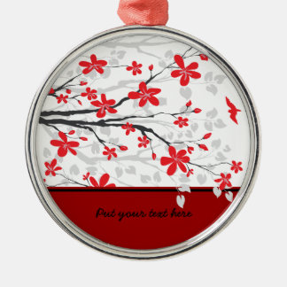 Metal Ramo de Magnolia e ornamento personalizado de flor