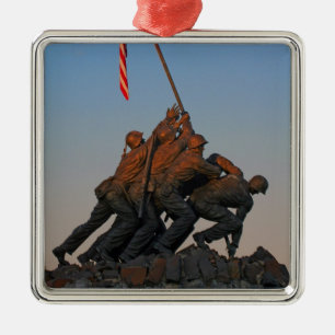Metal U.S. Ornamento do memorial de guerra do Corpo do