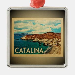 Metal Viagens vintage do ornamento de Catalina