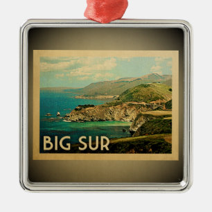 Metal Viagens vintage grandes do ornamento de Sur