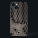 Metal with bullet holes background<br><div class="desc">metal with bullet holes background © and ® Bigstock® - All Rights Reserved.</div>