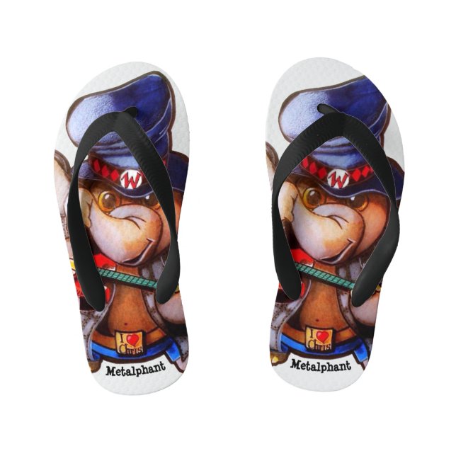 Metalfabeto com Chinelos de violão - imagem de sol (Pé da cama)