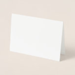 Metalizado Cartão<br><div class="desc">Torne-o verdadeiramente seu com este simples design minimalista branco. Basta adicionar sua foto e texto para personalizá-la do seu jeito. Precisa de ajuda com a personalização? Acerte o botão de mensagem abaixo. Eu adoraria ajudar!</div>