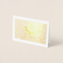 Cartão Azul de Folha de Aves