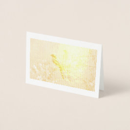 Metalizado Cartão Azul de Folha de Aves