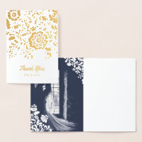 Cartão com fotos Personalizado de Dentro de Bordad