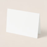 Metalizado Cartão de Alumínio<br><div class="desc">crie seu próprio estilo minimalista personalizável branco que pode ser facilmente atualizado com sua Foto e texto. Se precisar de ajuda para personalizar este produto,  por favor entre em contato comigo usando o botão de mensagem abaixo e ficarei feliz em ajudar.</div>