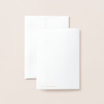 Metalizado Cartão de Alumínio<br><div class="desc">Crie seu próprio estilo branco personalizável e minimalista que pode ser facilmente atualizado com sua foto e texto. Se precisar de ajuda para personalizar este produto,  por favor entre em contato comigo usando o botão de mensagem abaixo e ficarei feliz em ajudar.</div>
