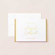 Cartão de Foil de Resposta RSVP de Casamento