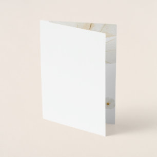 Metalizado Cartão de Folha