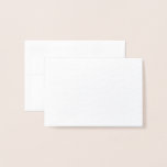 Metalizado Cartão de Folha<br><div class="desc">Crie seus próprios suprimentos personalizados sólidos brancos,  estilo minimalista que pode ser facilmente atualizado com sua foto e texto. Se precisar de ajuda para personalizar este produto,  por favor entre em contato comigo usando o botão de mensagem abaixo e ficarei feliz em ajudar.</div>