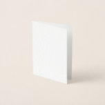 Metalizado Cartão de Folha<br><div class="desc">crie seu próprio estilo personalizável branco,  minimalista,  que pode ser facilmente atualizado com sua Foto e texto. Se precisar de ajuda para personalizar este produto,  entre em contato comigo usando o botão de mensagem abaixo e ficarei feliz em ajudar.</div>