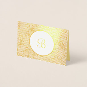 Metalizado Cartão de Folha de Estropo