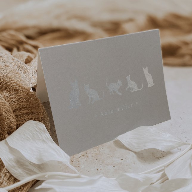 Metalizado Cartão de Papel de Folha de Silver Personalizado a (Criador carregado)