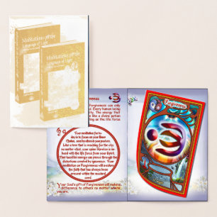 Metalizado Cartão de perdão