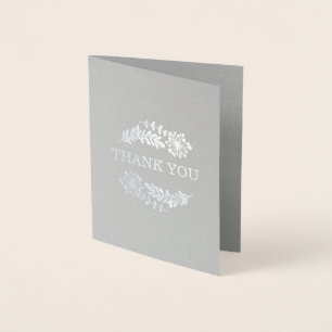 Metalizado Cartão de Saudação Personalizado Floral bonito