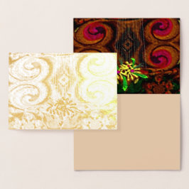 Metalizado Cartão de Vazio "Fonte de Água no México"