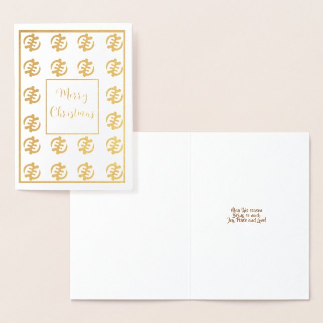 Metalizado cartão Gye Nyame Bronya (Exibição)