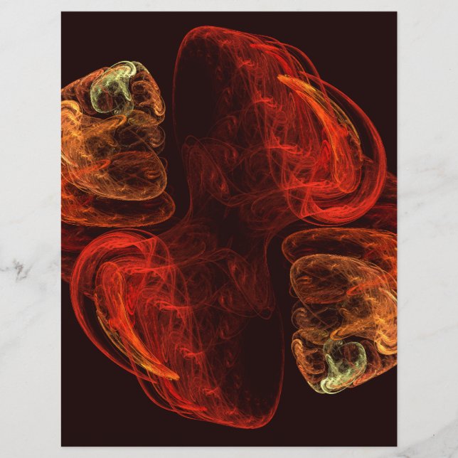 Metamorfose Abstrato Art Letterhead (Frente)