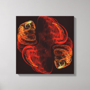 Metamorfose Abstrato Art Quad Canvas Impressão