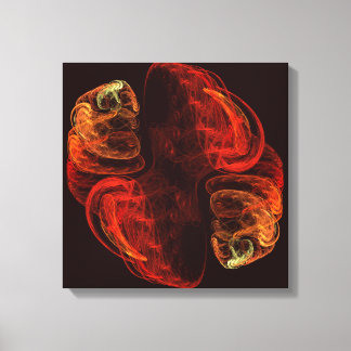 Metamorfose Abstrato Art Quad Canvas Impressão