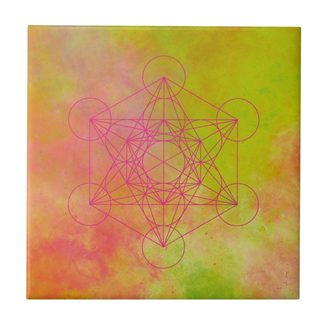 Metatron, chakra, zen, geométrico sagrado, anjo, (Frente)