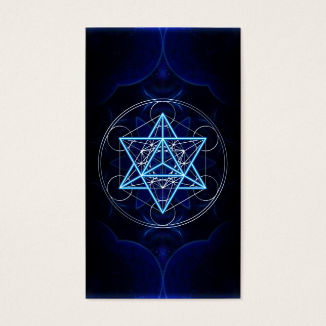 Metatrons cubo - Merkaba estrela Tetraeder - (Frente)