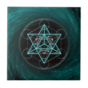 Metatrons cubo - Merkaba estrela Tetraeder -