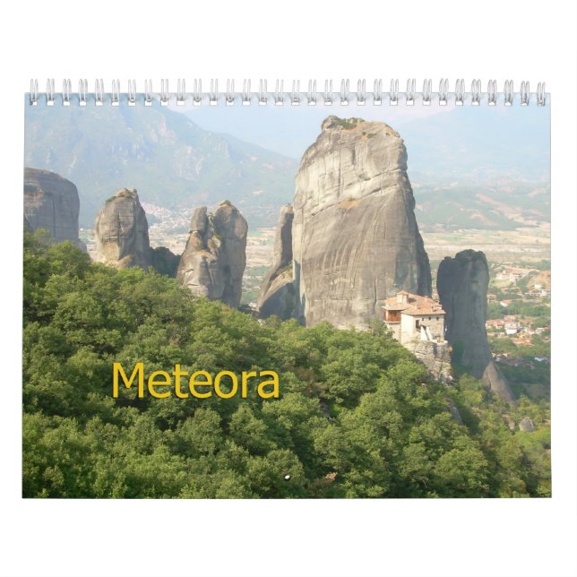 METEORA, Calendário de Parede de Grécias (Capa)