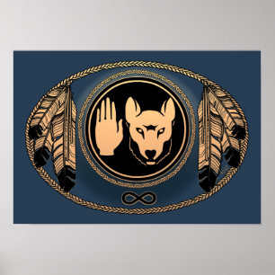 Metis Art Poster Metis Rebellion Wolf Impressão P