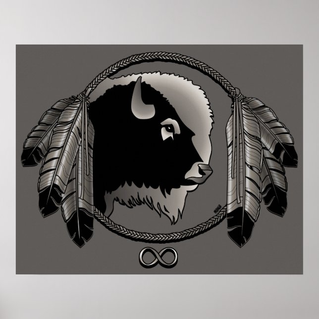 Metis Art Poster Spirit Animal Nate-Poster (Frente)