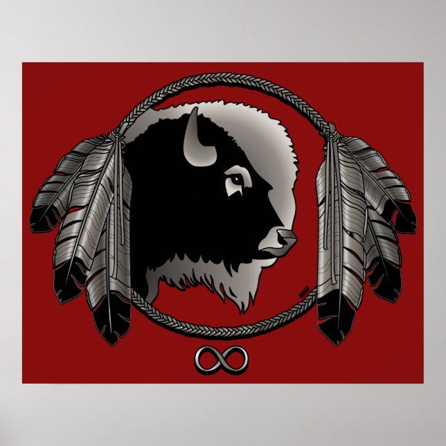 Metis Art Poster Spirit Animal Nate-Poster (Frente)