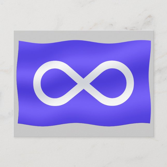 Metis Flag Cards Primeiros Cartões De Arte Das Naç (Frente)