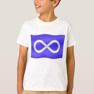Metis Flag Kids T-shirt First Nation Art Camiseta