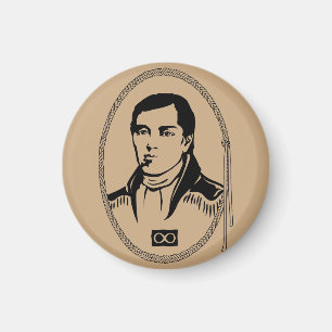 Metis Imã de geladeira Metis Hero Cuthbert Grant 